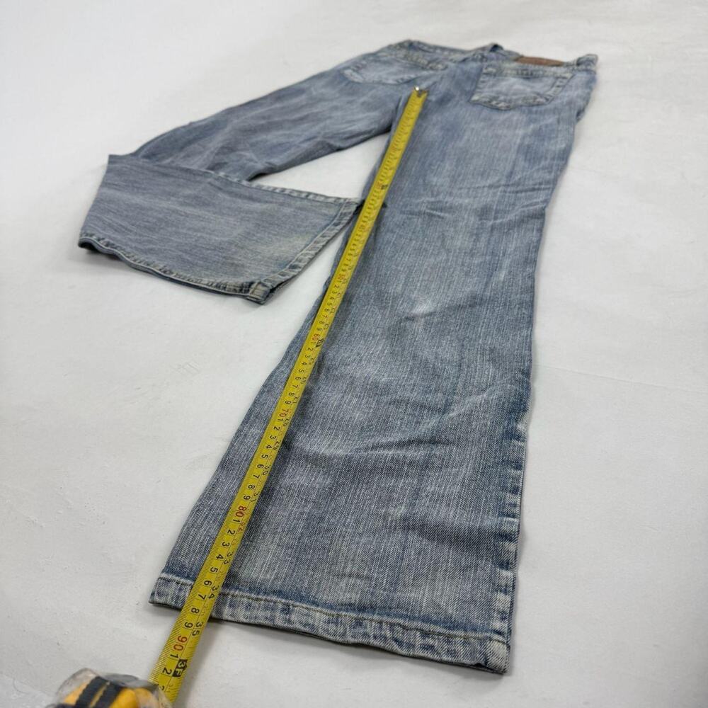 Vintage y2k grunge archive baggy bootcut embroidered rare skater jeans - Picture 3 of 6